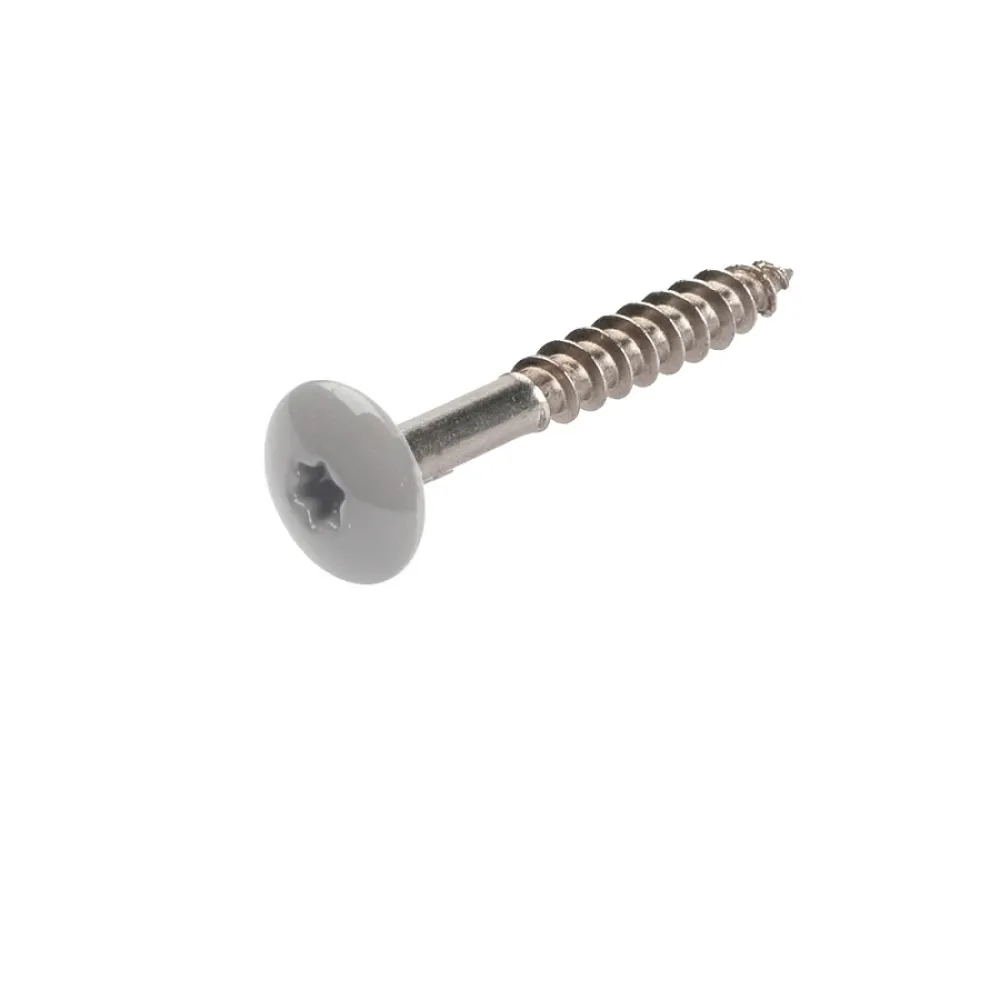 Inox A4 HPL schroeven Grijs RAL7030 d12x4,8x38mm 100st