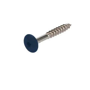Inox A4 HPL schroeven Blauw 5011 d12x4,8x38mm 100st
