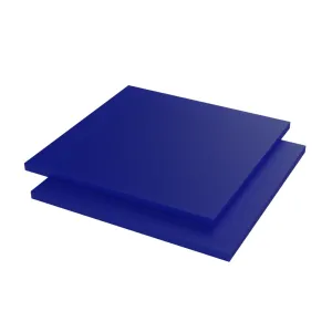 Röchling POM C Plaat FG-10/2011 Blauw 3000x620x30mm